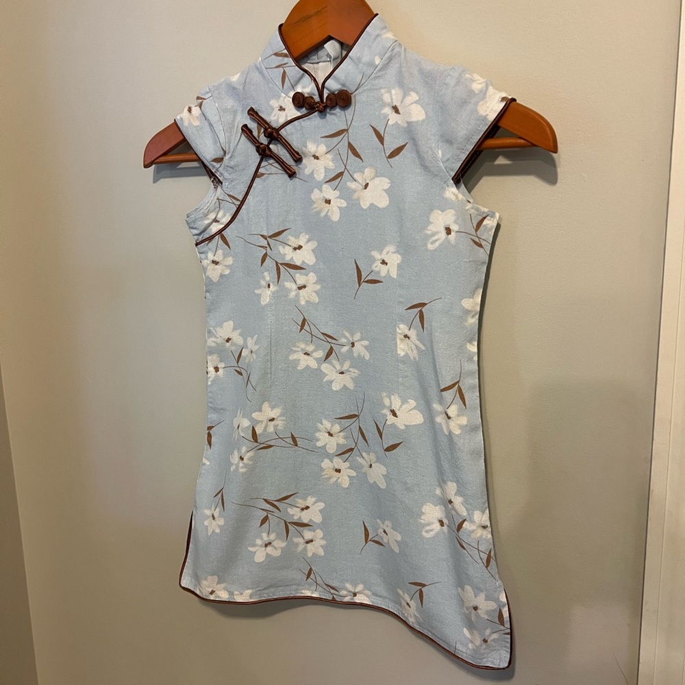 Linen Traditional Asian Lotus Dress!